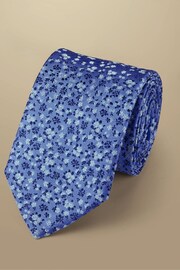 Charles Tyrwhitt Blue Floral Tie - Image 1 of 2