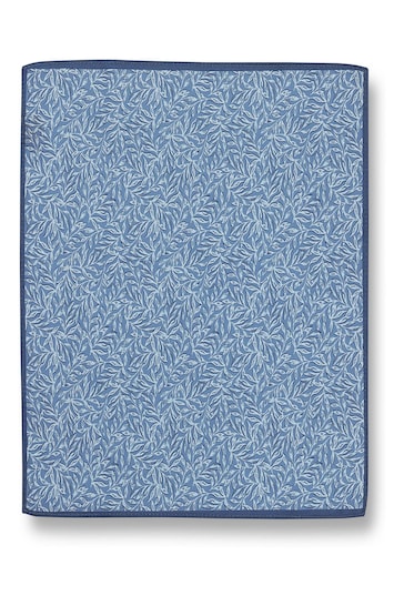 Charles Tyrwhitt Blue Leaves Print Silk Pocket Square