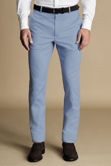 Charles Tyrwhitt Blue Light Classic Fit Ultimate non-iron Chino Trousers
