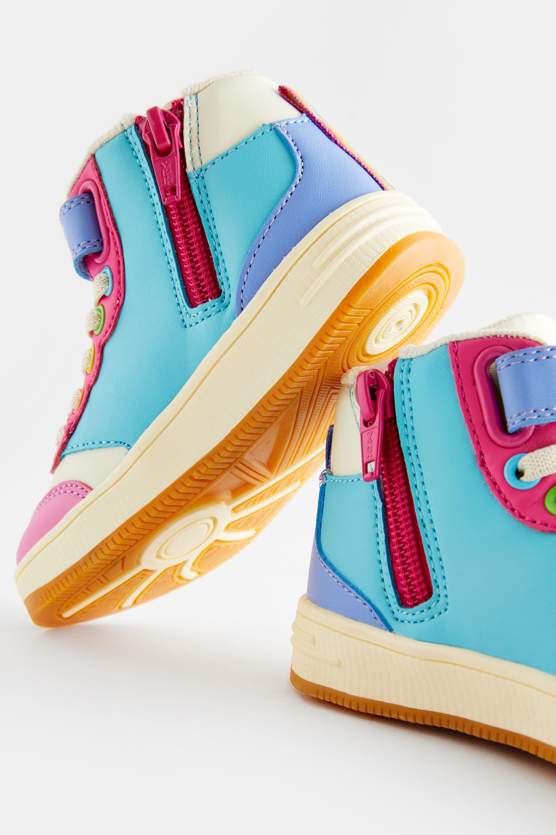 Buy Little Bird by Jools Oliver Multi Pastel Rainbow Star Hi Top Trainers from the Next UK online shop