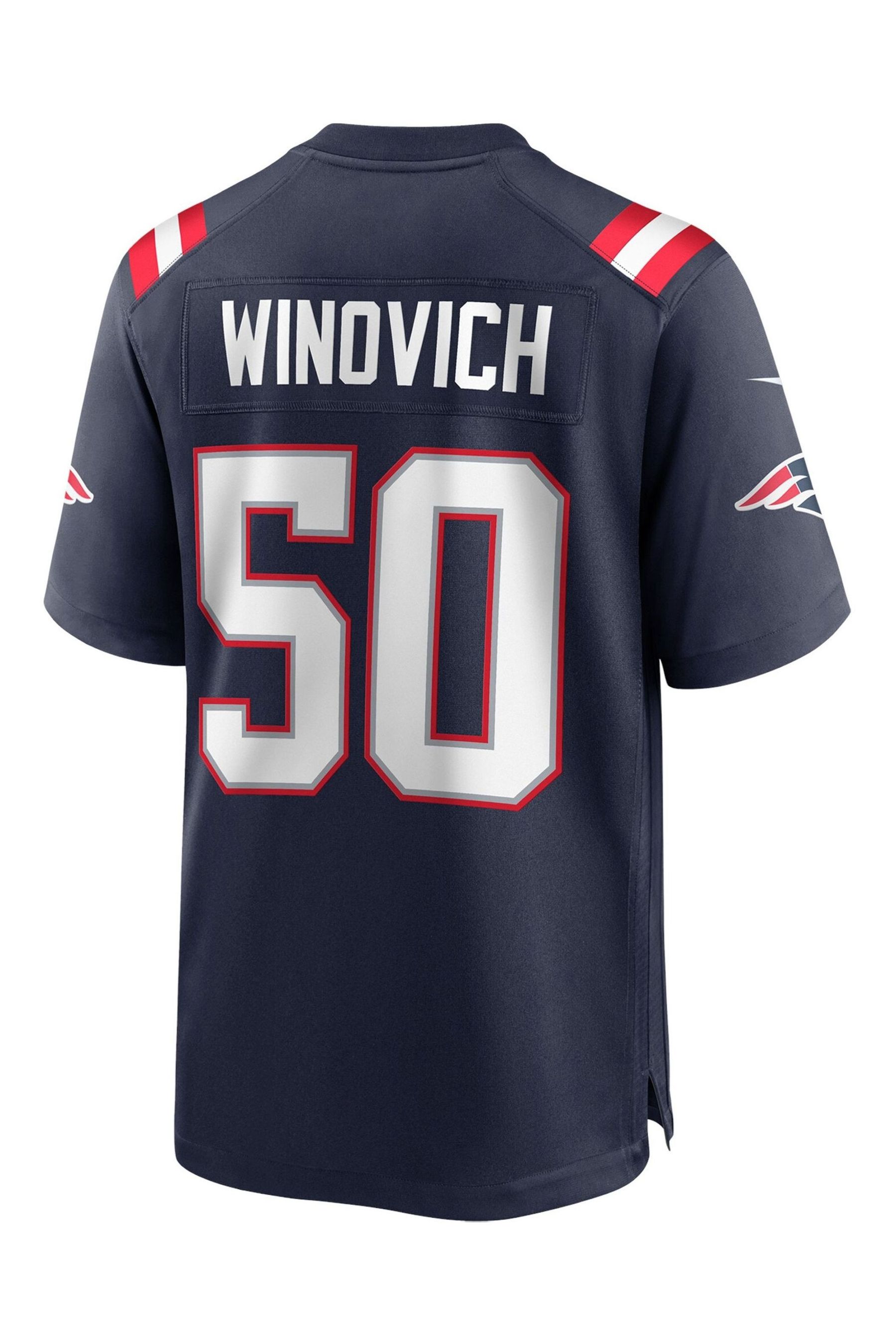 Buy Nike Blue NFL New England Patriots Game Team Colour Jersey from the Next UK online shop