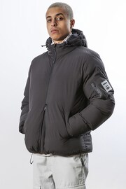 Religion Black Medium Weight Padded Puffer Jacket - Image 1 of 3