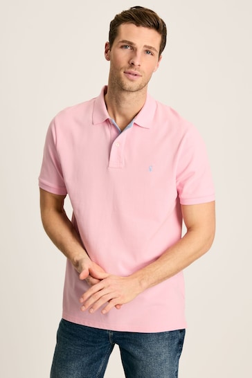 Joules Woody Light Pink Cotton Polo Shirt