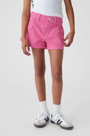 Gap Pink High Rise Shorts (6yrs-13yrs) - Image 1 of 3