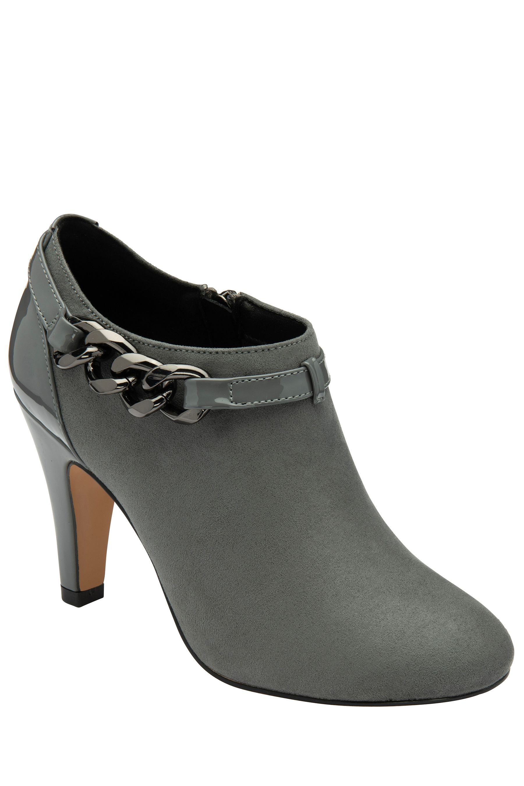 Buy Lotus Grey Heeled Shoe Boots from Next Luxembourg