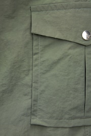 Khaki Green Cargo Midi Skirt - Image 8 of 8