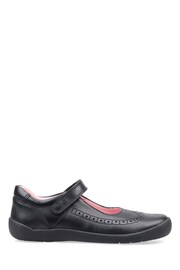 Start-Rite Spirit Black Leather School Shoes - Unicorn F & G Fit - Image 1 of 8