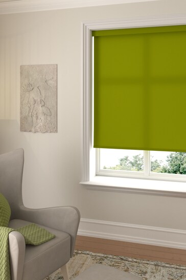 Lime Green Asher Made To Measure Light Filtering Roller Blind