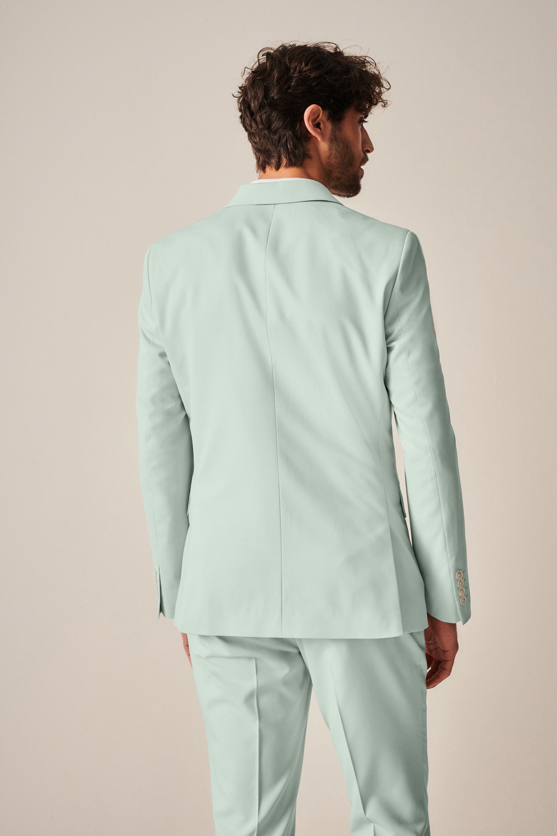 Buy Mint Green Skinny Fit Motionflex Stretch Suit Jacket from the Next UK online shop
