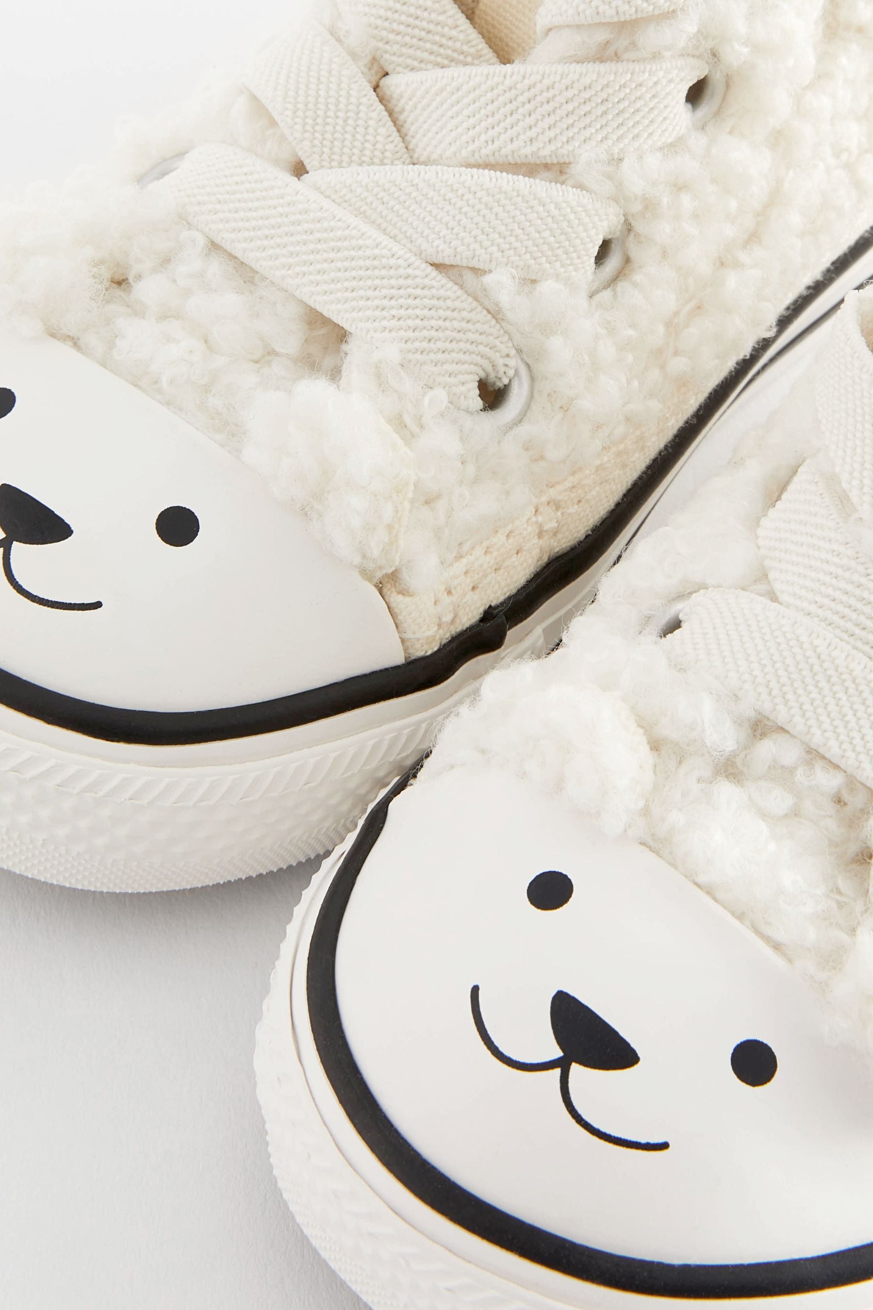 Buy Converse Cream All Star 1V Borg Teddy High Top Trainers from Next Oman