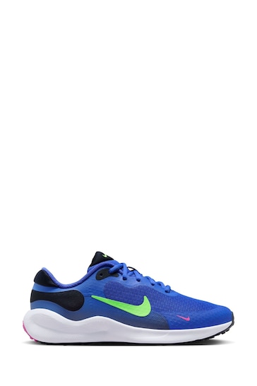 Nike Blue Youth Revolution 7 Trainers