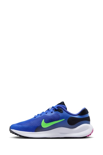 Nike Blue Youth Revolution 7 Trainers