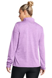 Under Armour Purple Tech Twist 1/2 Zip Top - Image 2 of 5