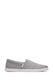 TOMS Grey Vegan Alpargata Forward Shoes In Drizzle - Image 2 of 6