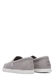 TOMS Grey Vegan Alpargata Forward Shoes In Drizzle - Image 5 of 6