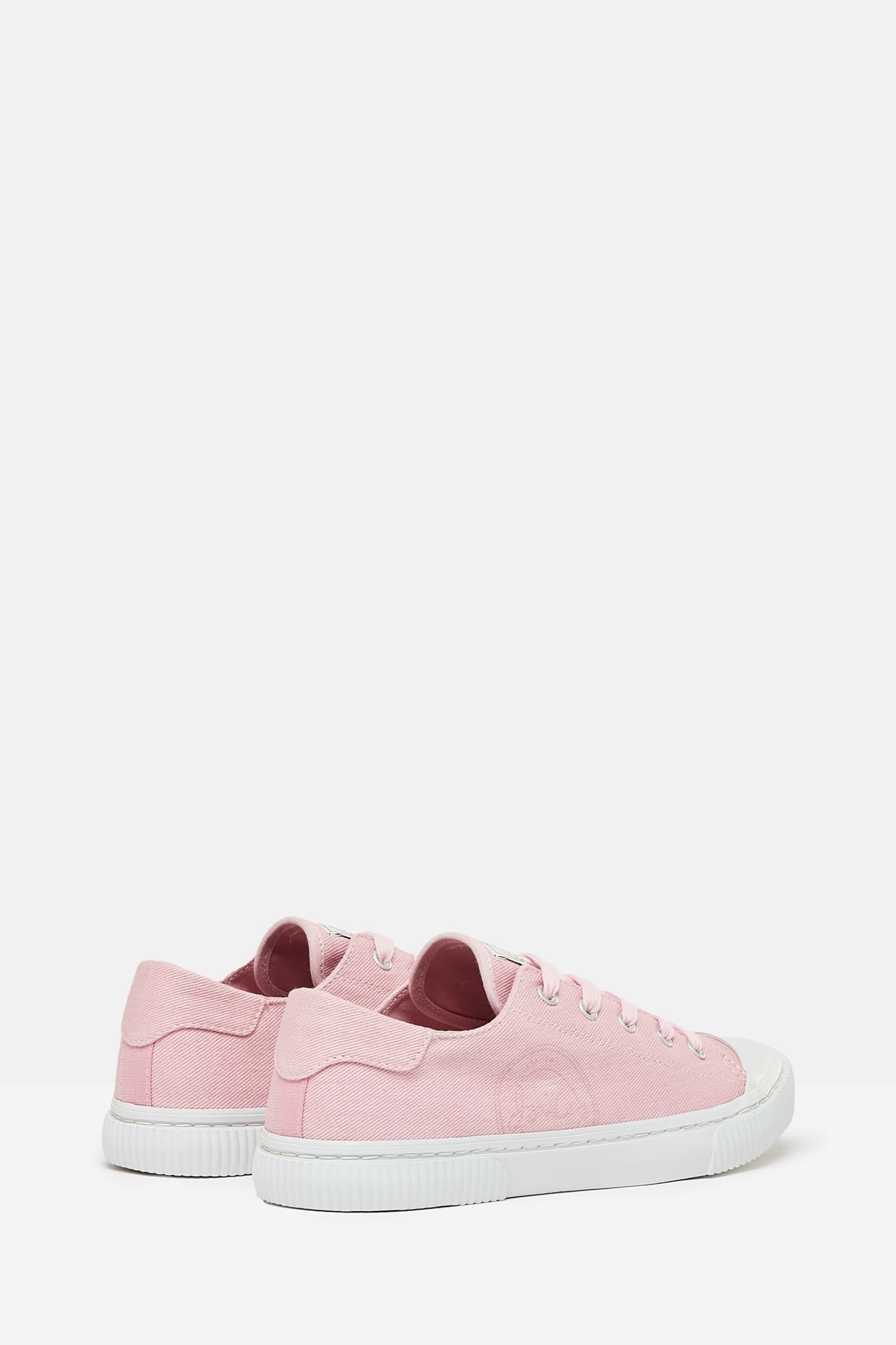 Joules Coast Pink Canvas Pumps - Image 3 of 7