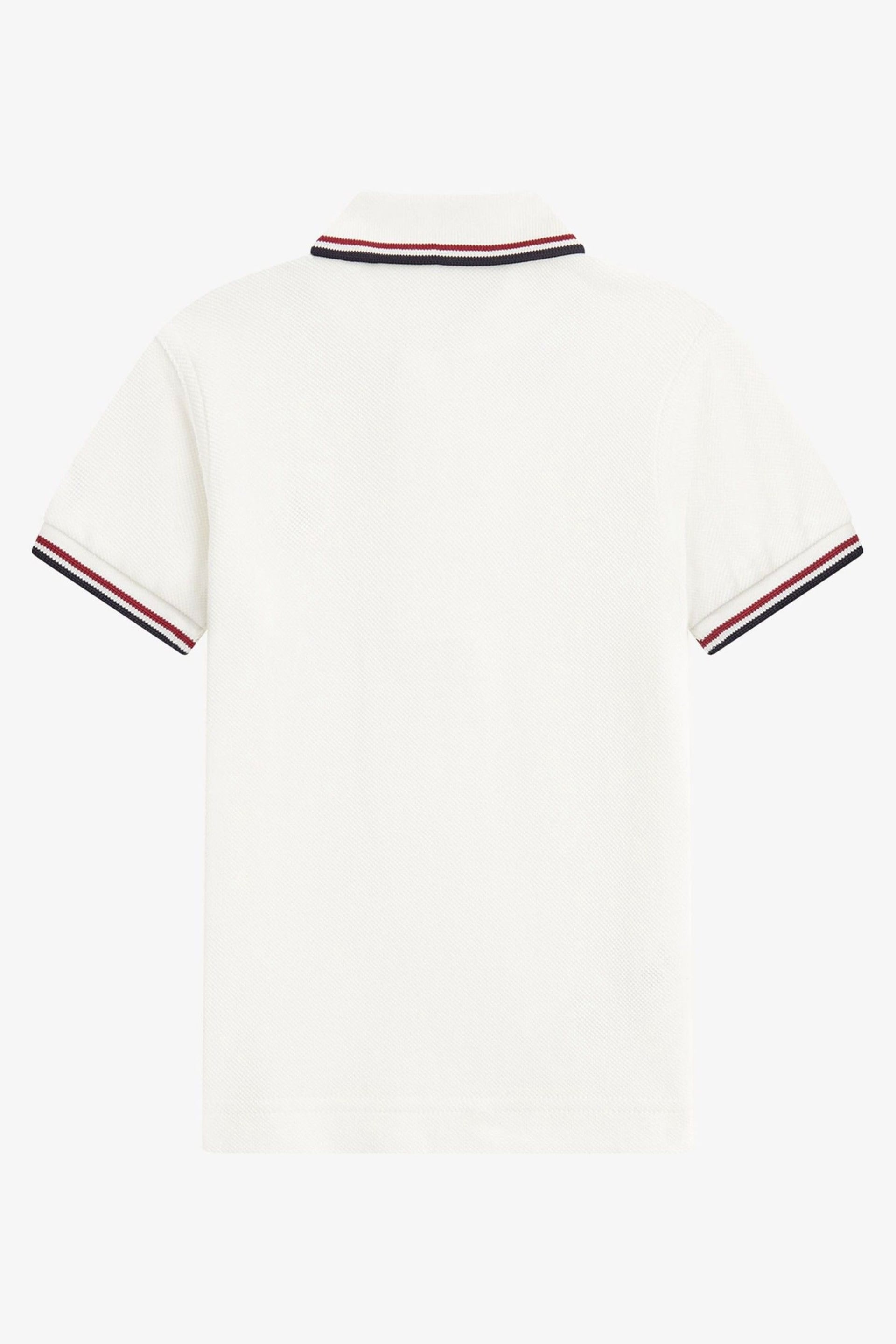 Fred Perry Kids My First White Polo Shirt - Image 2 of 3