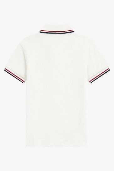 Fred Perry Kids My First White Polo Shirt