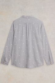 White Stuff Grey Cotton Sophie Shirt - Image 6 of 6