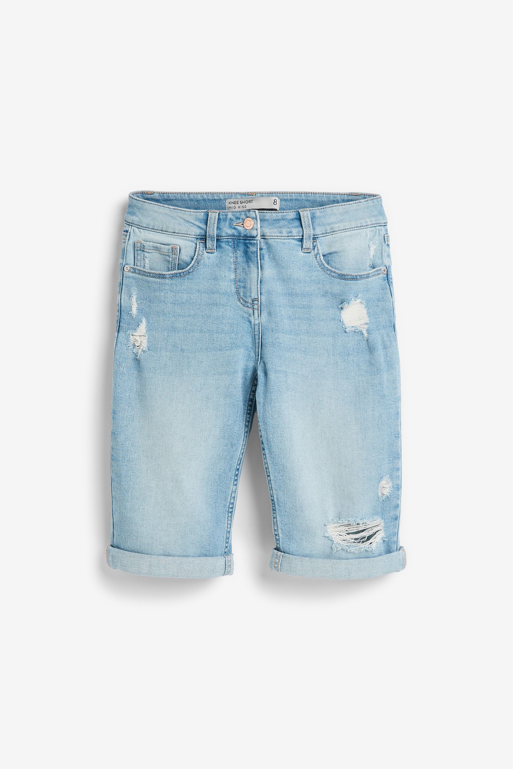 Ripped knee shorts best sale