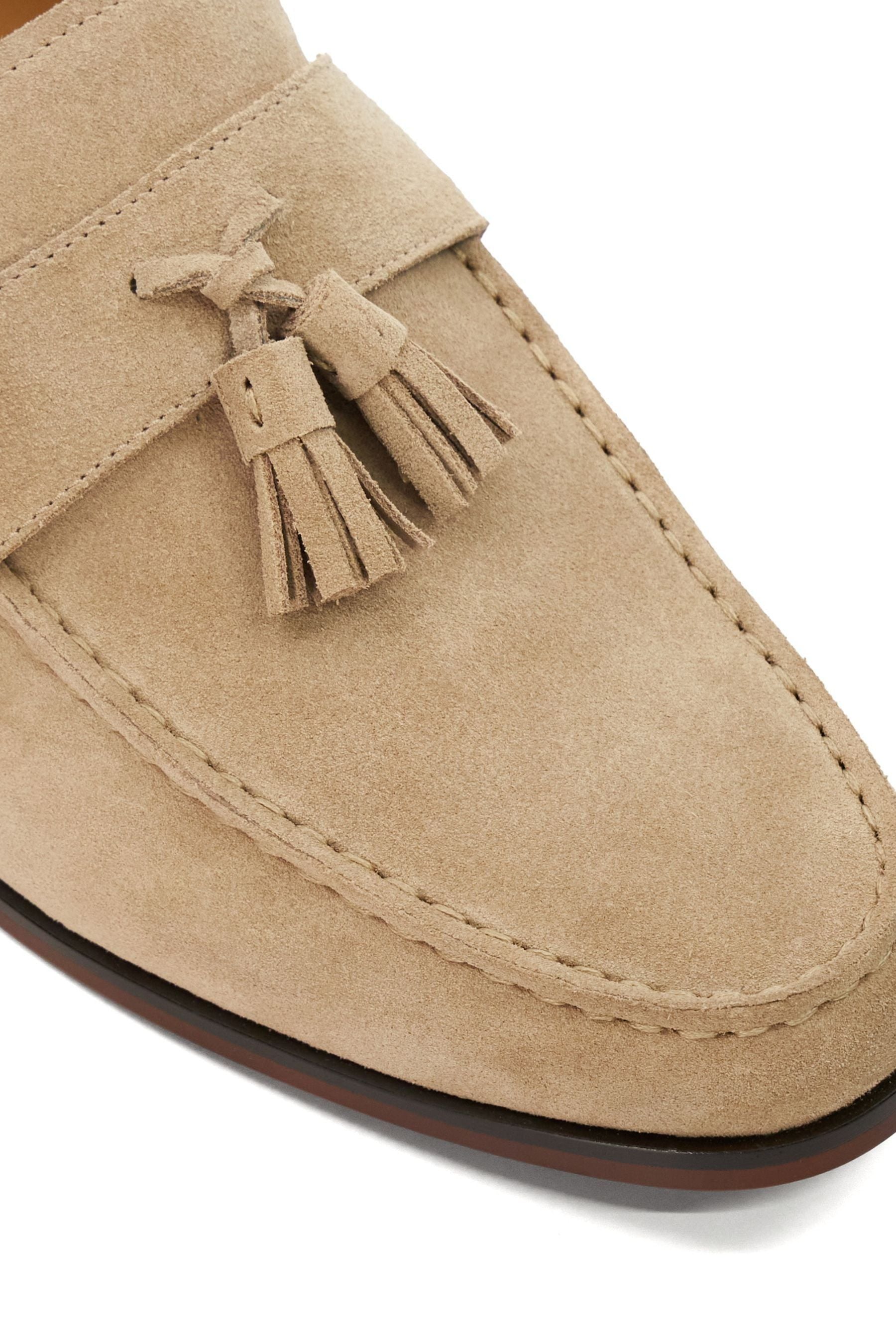 Buy Dune London Cream Blaikes Tassel Loafers from Next Luxembourg