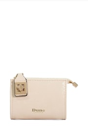 Dune London Cream Koined Turnlock Cardholder - Image 1 of 6