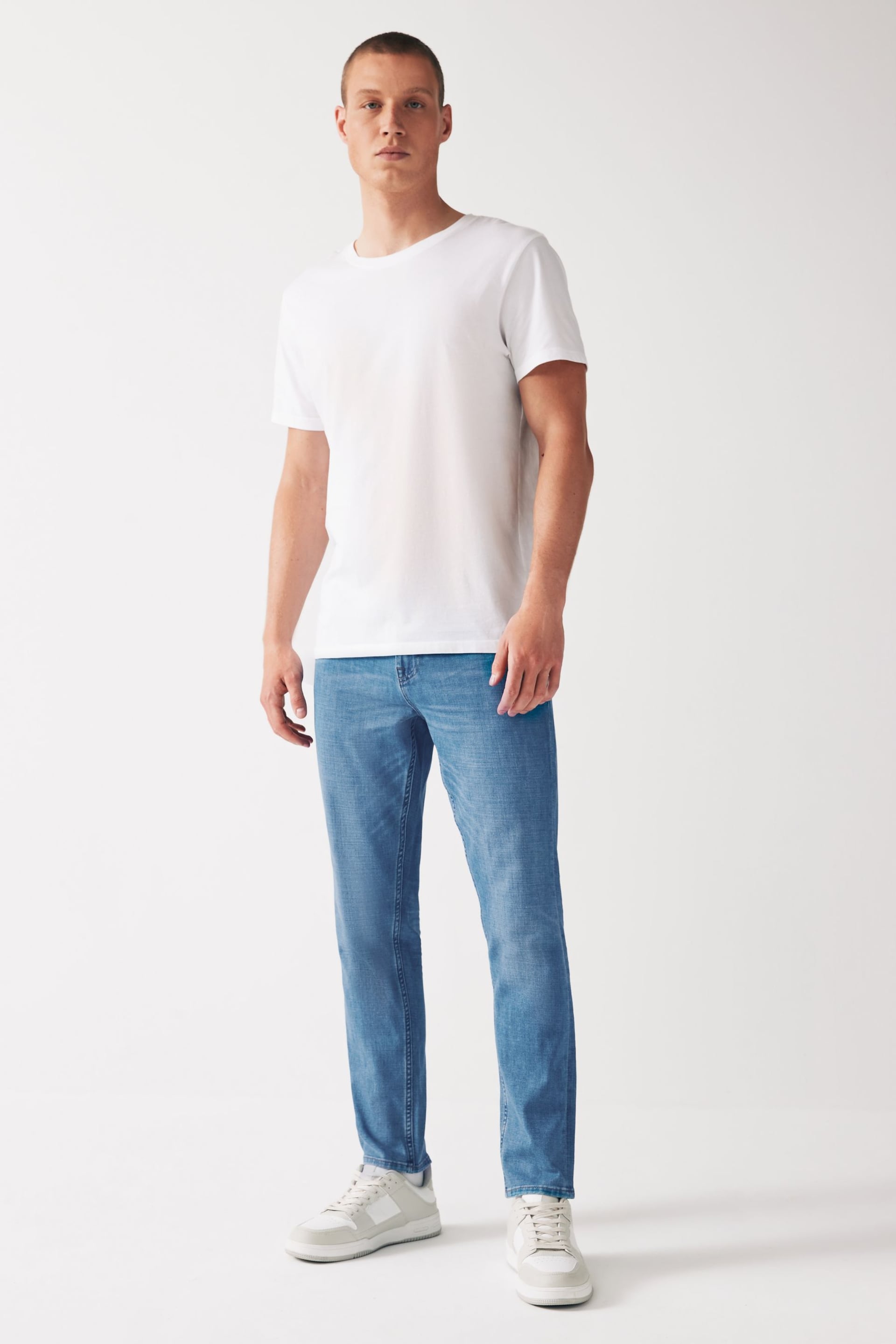 Blue Light Lightweight Jeans - Image 3 of 8