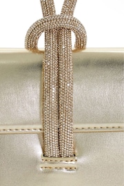 Dune London Gold Chrome Diamanté Handle Brynie Grab Bag - Image 4 of 4