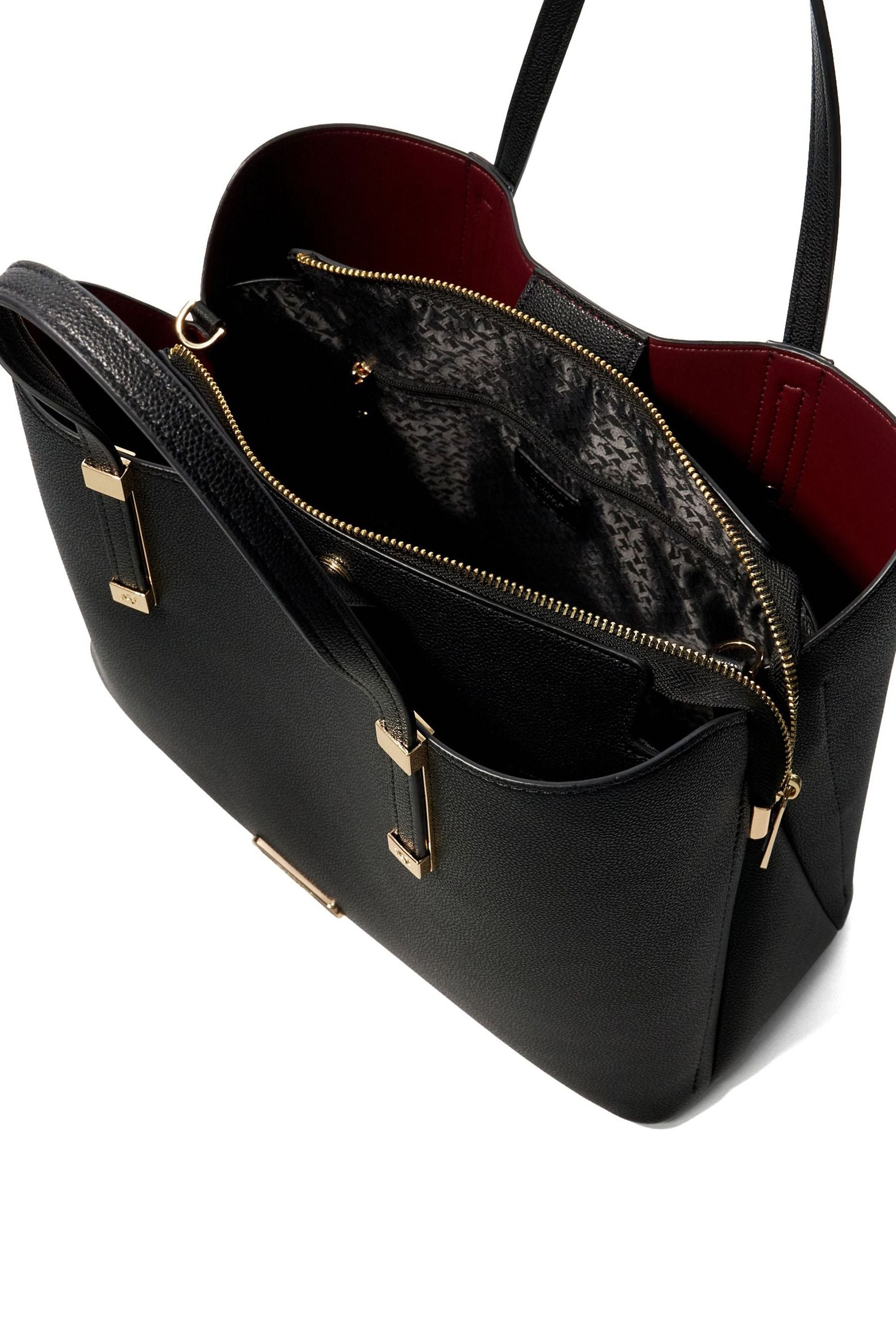 Buy Dune London Black Dorry Large Unlined Tote Bag from Next Canada