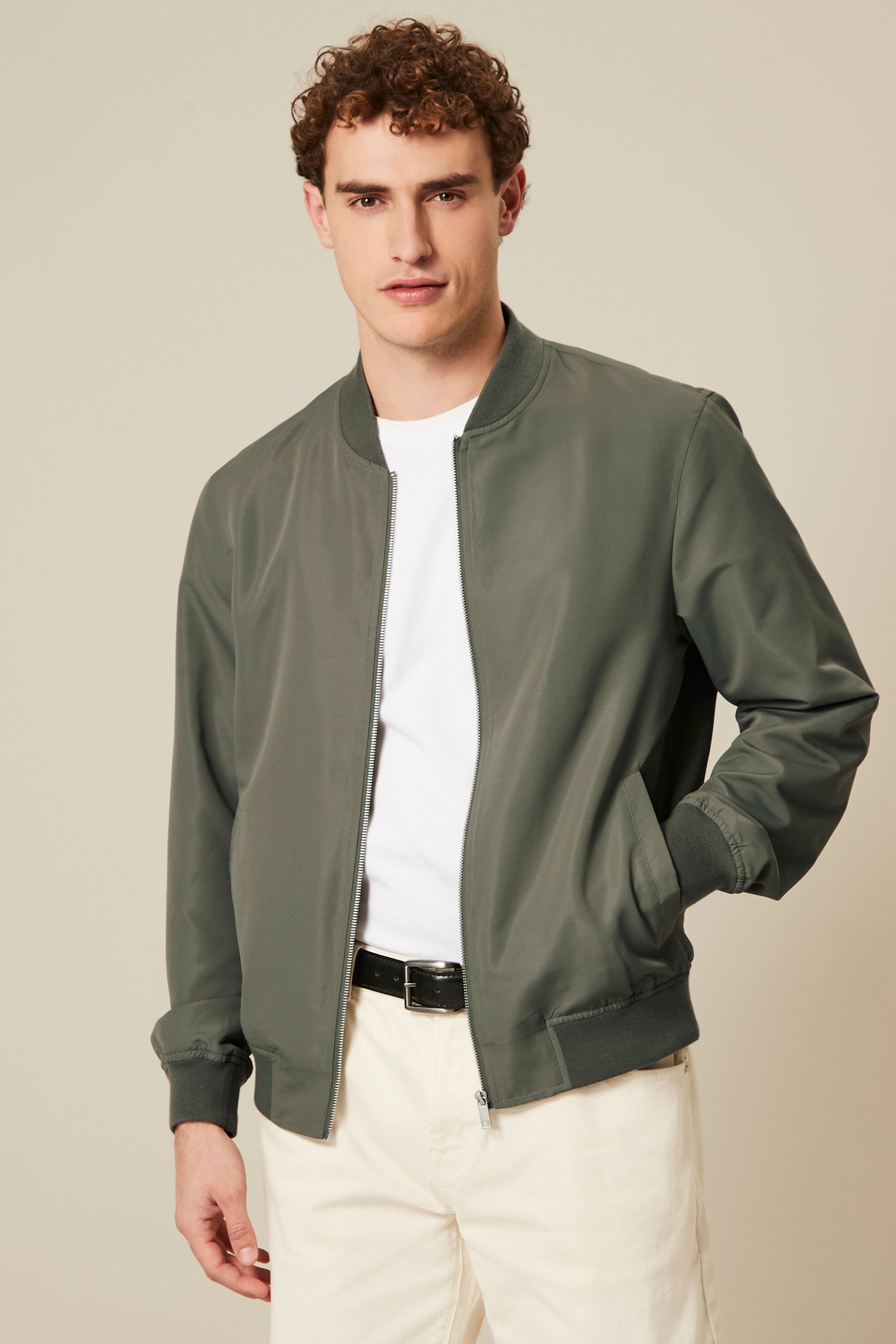 Bomber jacket smart casual top