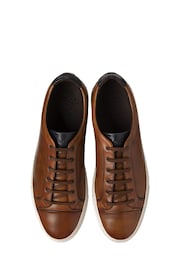 Loake Dash Handpainted Capped Toe Brown Sneakers - Image 5 of 5