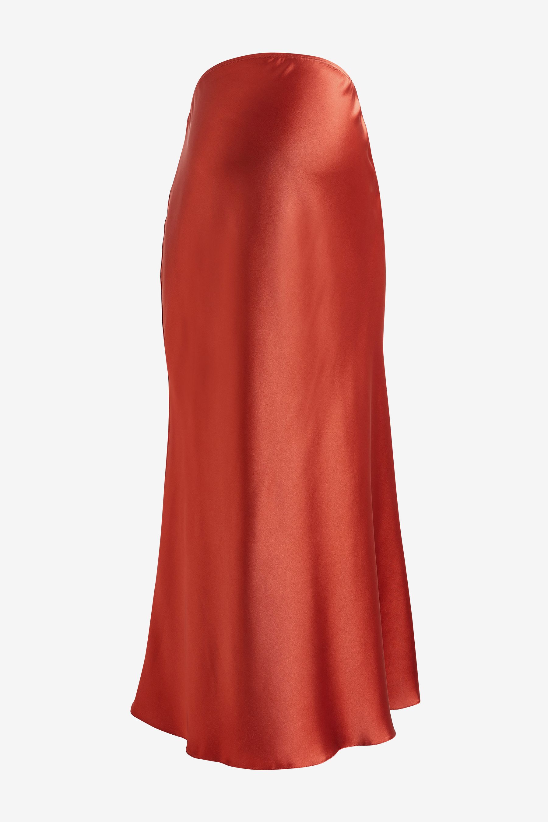 Rust cheap slip skirt