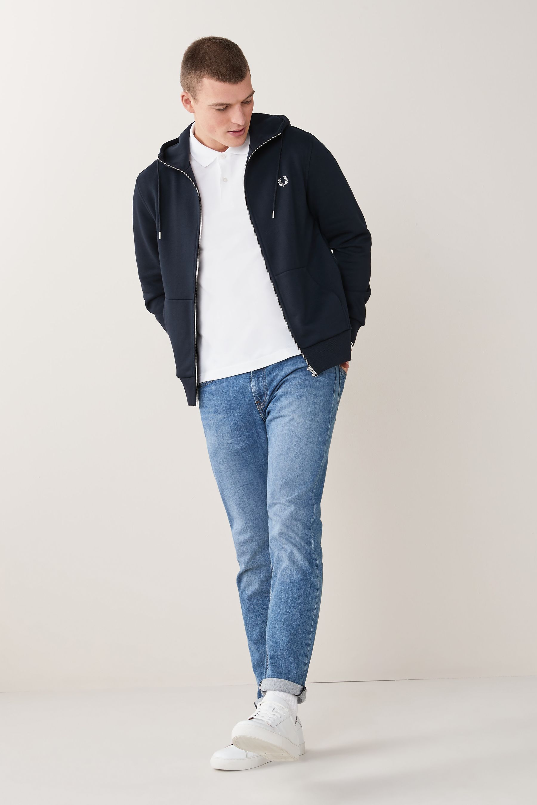Buy Fred Perry Zip Up Hoodie from Next Canada