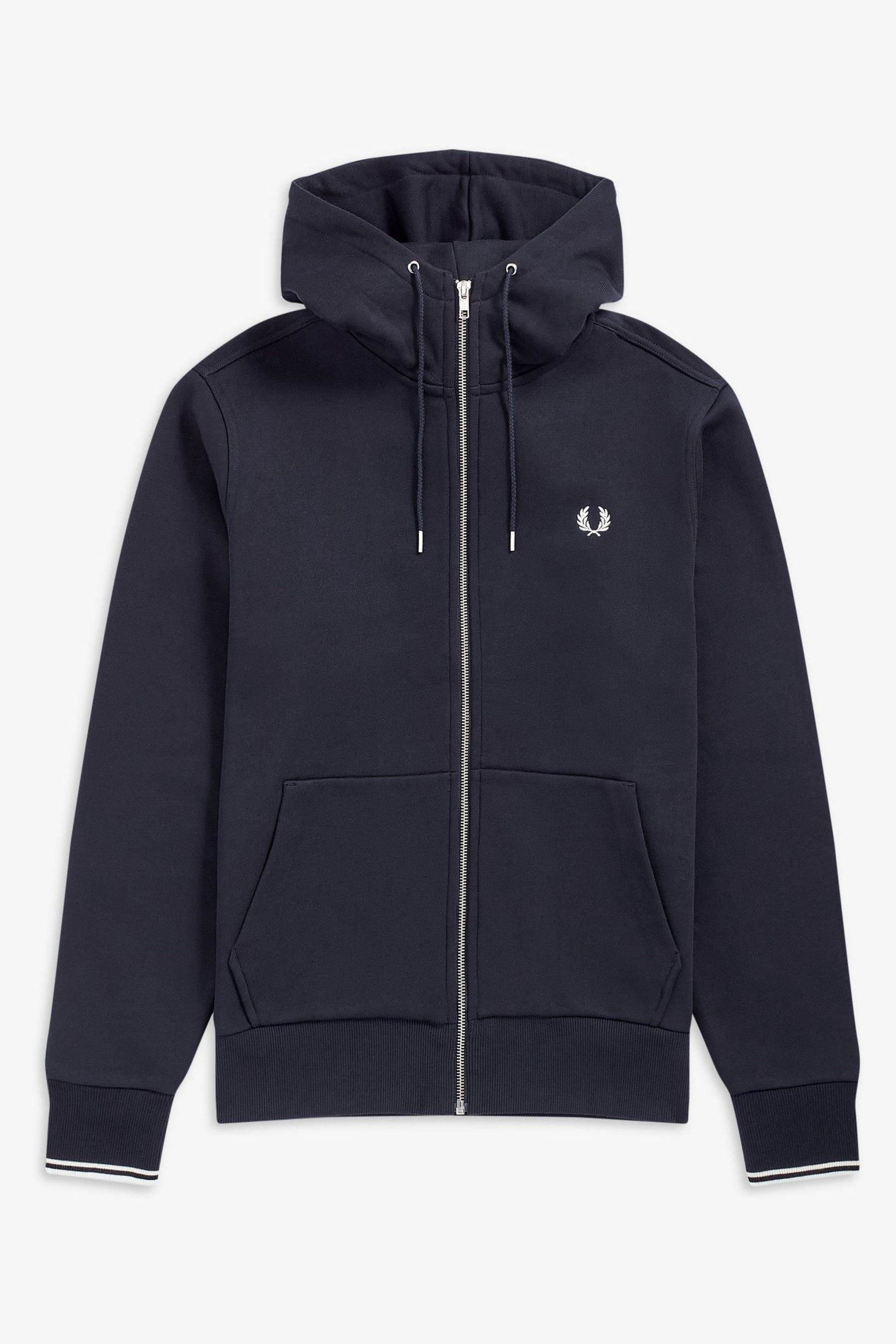 Fred perry hoodie zip clearance