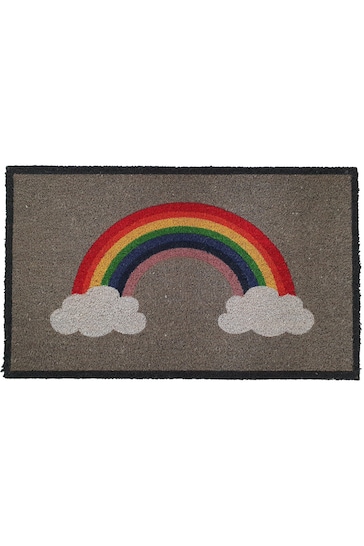 My Mat Grey Rainbow Coir Mat