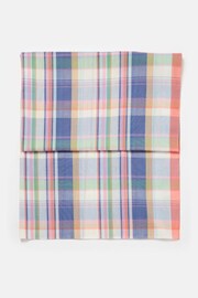 Joules Harlyn Blue Cotton Summer Scarf - Image 4 of 5