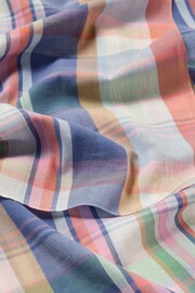 Joules Harlyn Blue Cotton Summer Scarf - Image 5 of 5