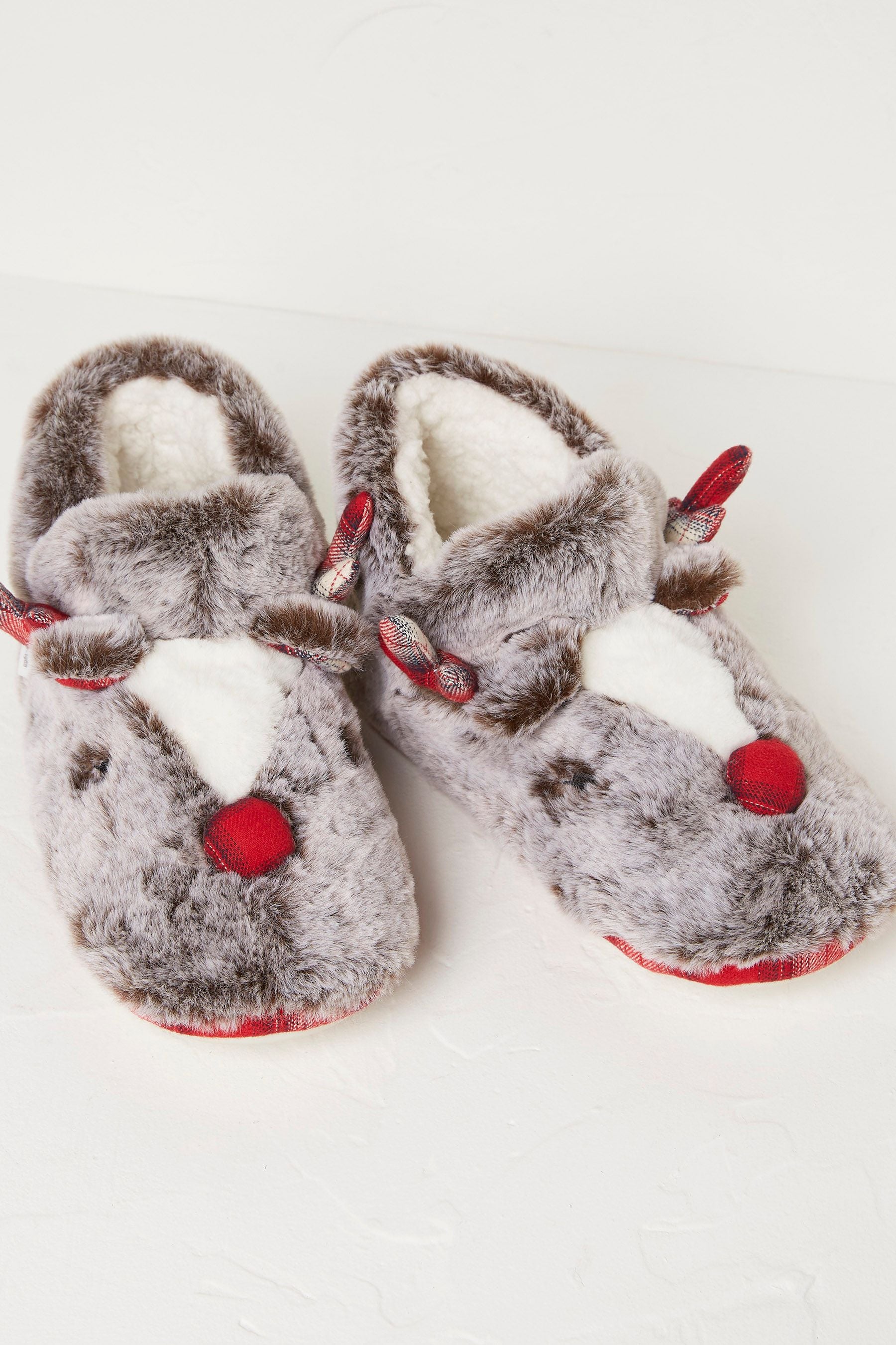 Buy FatFace Brown Ruby Reindeer Slipper Boots from Next Slovenia