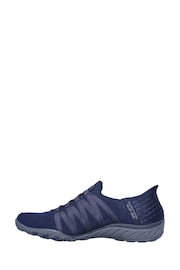 Skechers Blue Breathe Easy Roll With Me Trainers - Image 4 of 5