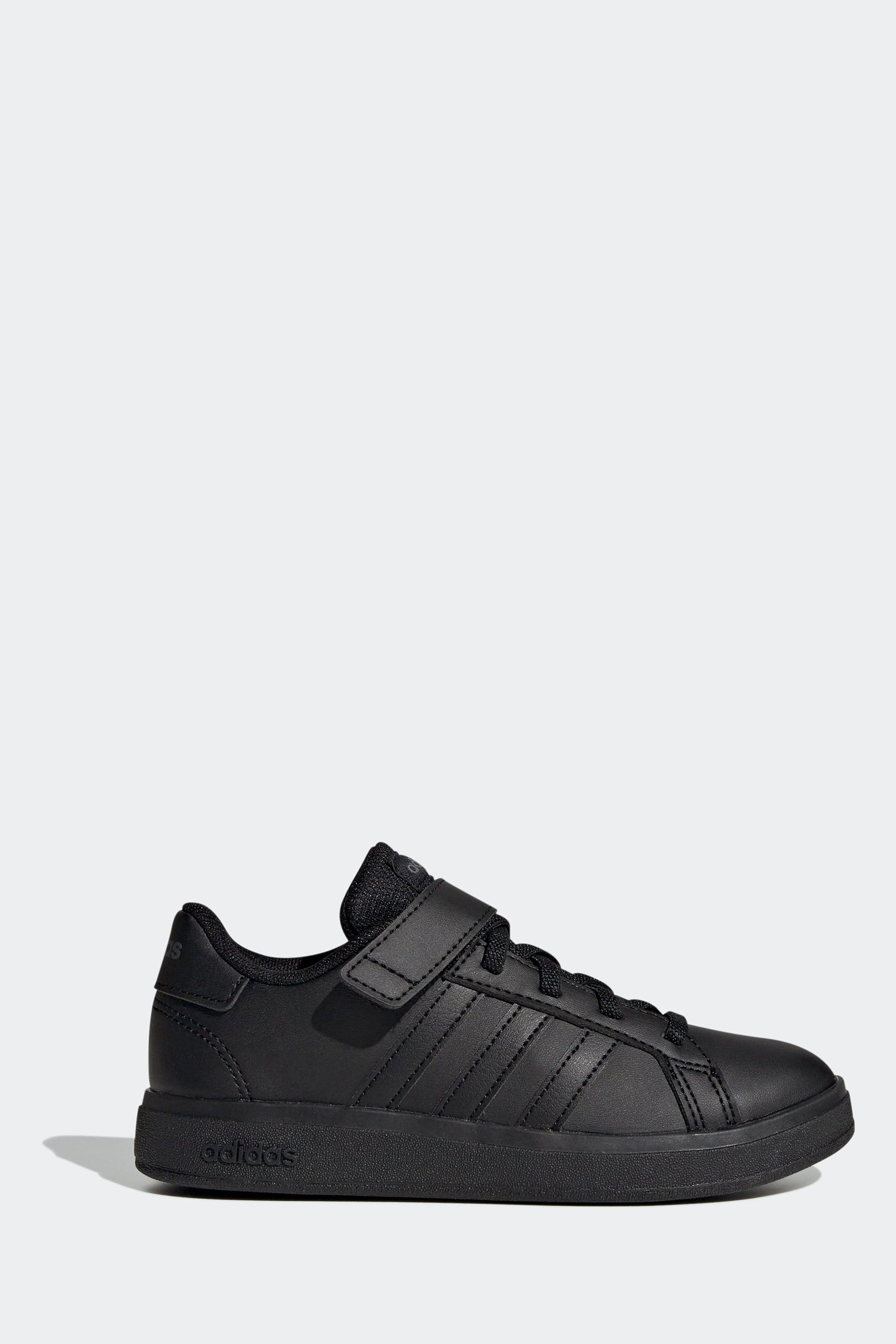 Adidas black sale velcro shoes