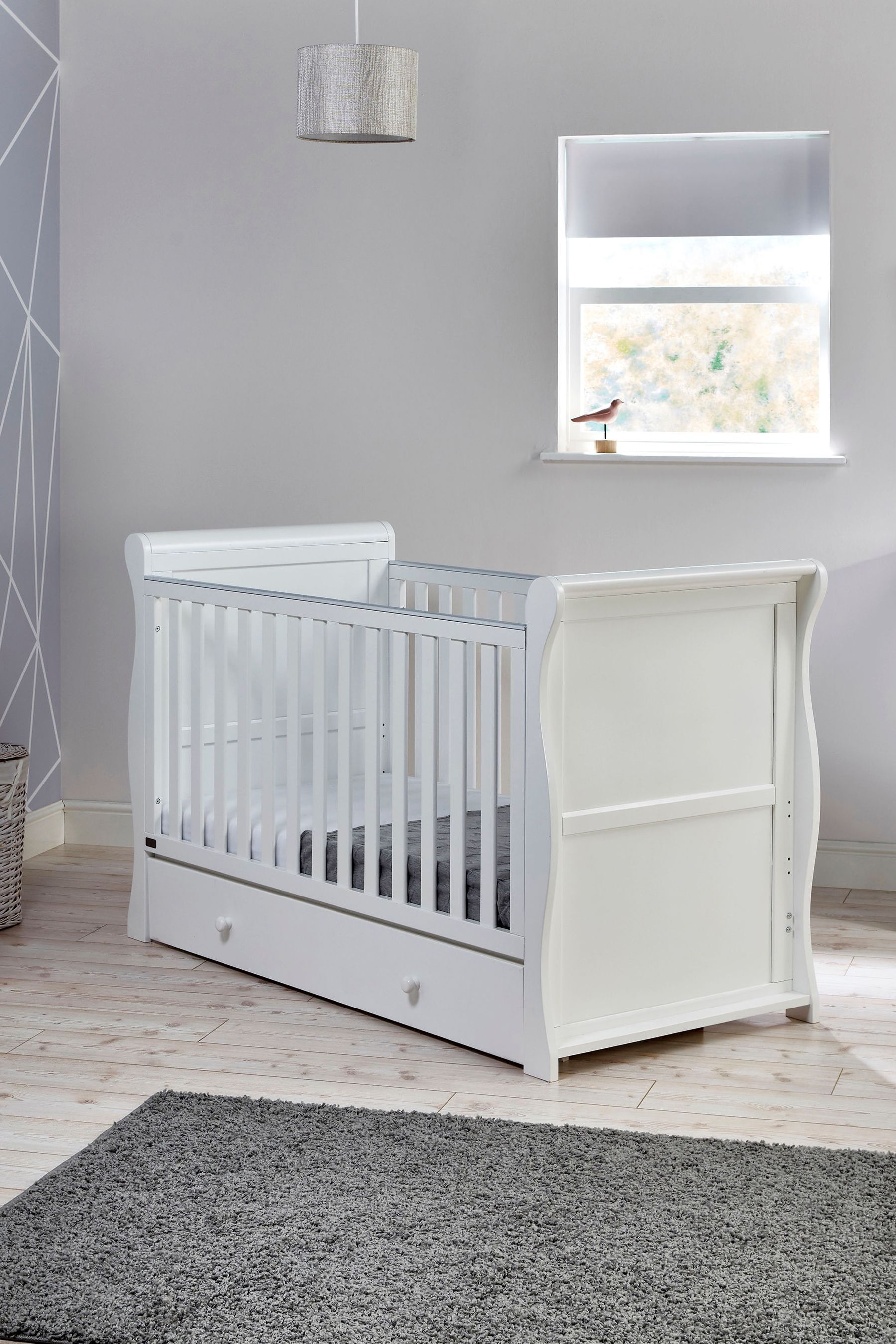 East Coast White Nebraska Cot Bed