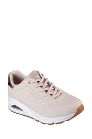 Skechers Natural Uno Shimmer Away Trainers - Image 4 of 5