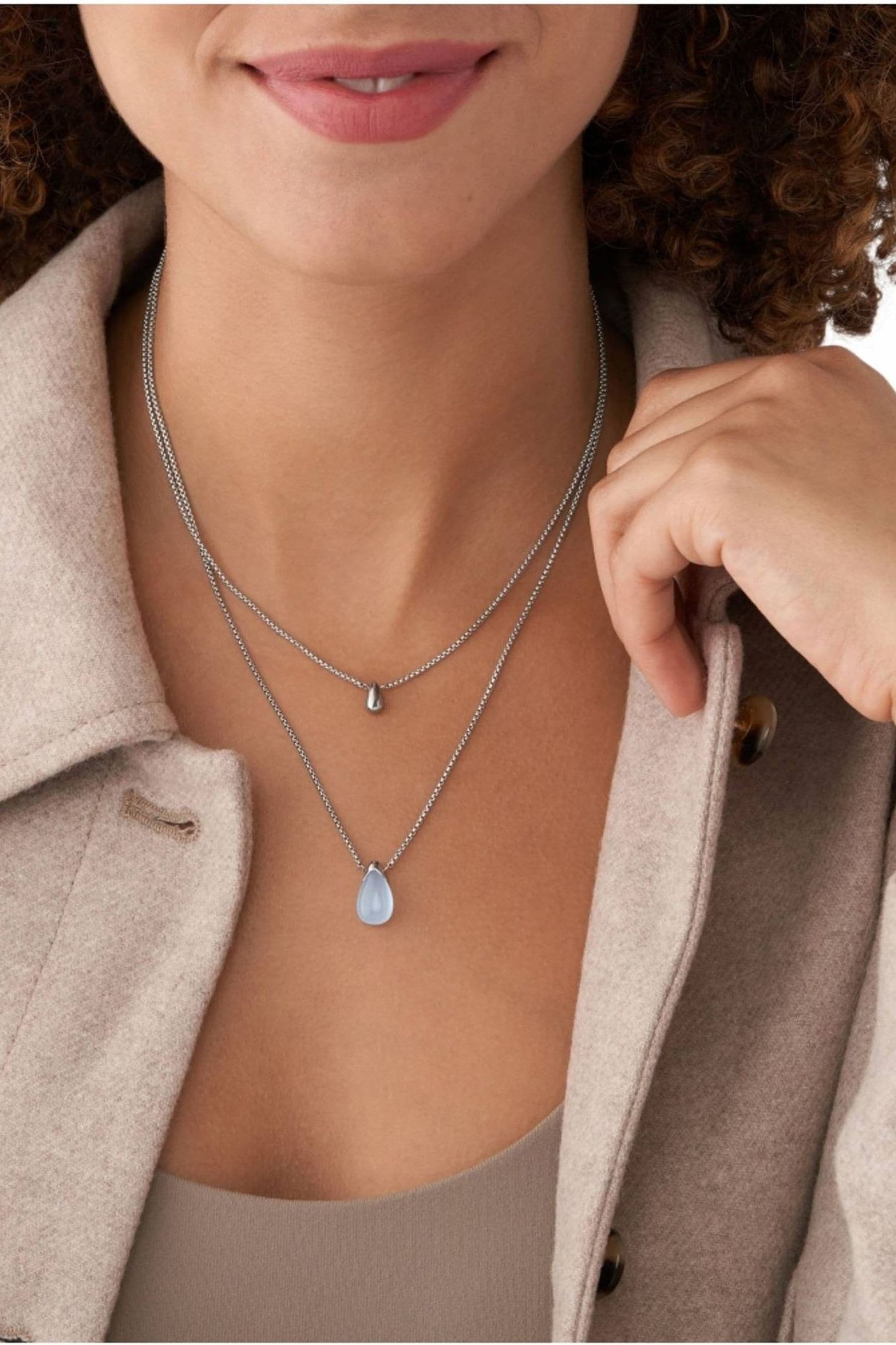 Skagen sea sales glass necklace