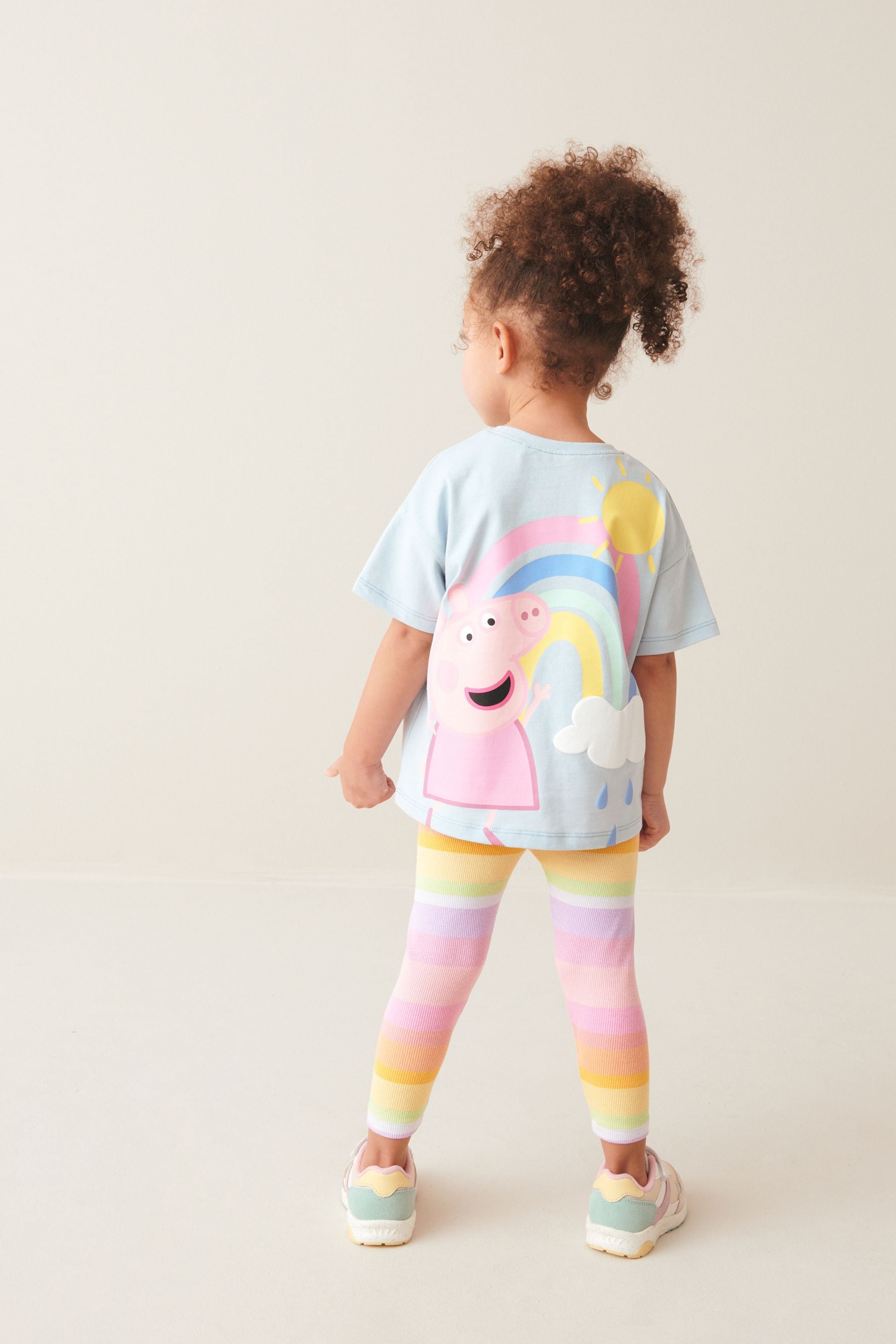 Buy Blue Peppa Pig 100 Cotton T Shirt And Leggings Set 3mths 7yrs from Next Luxembourg