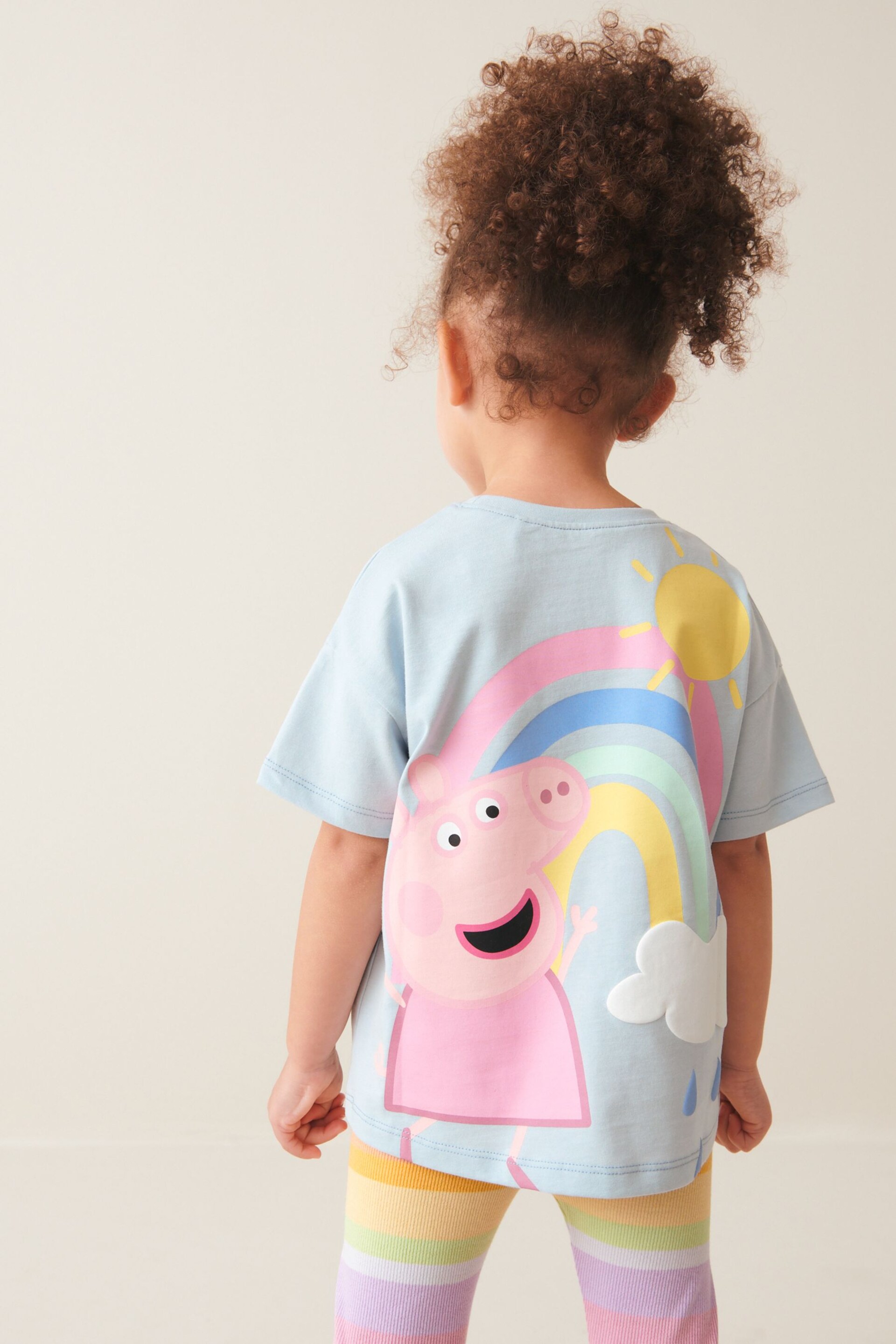 Blue Peppa Pig T-Shirt And Leggings Set (3mths-7yrs) - Image 3 of 8