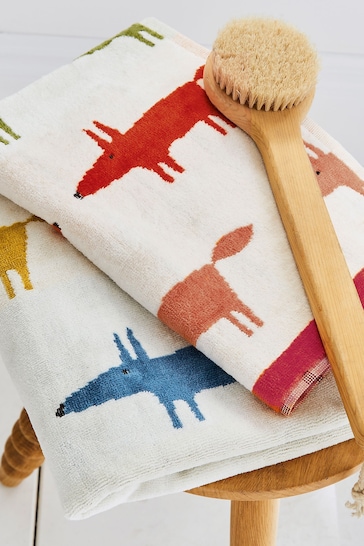 Scion Cream Little Mr Fox Birthday Towel