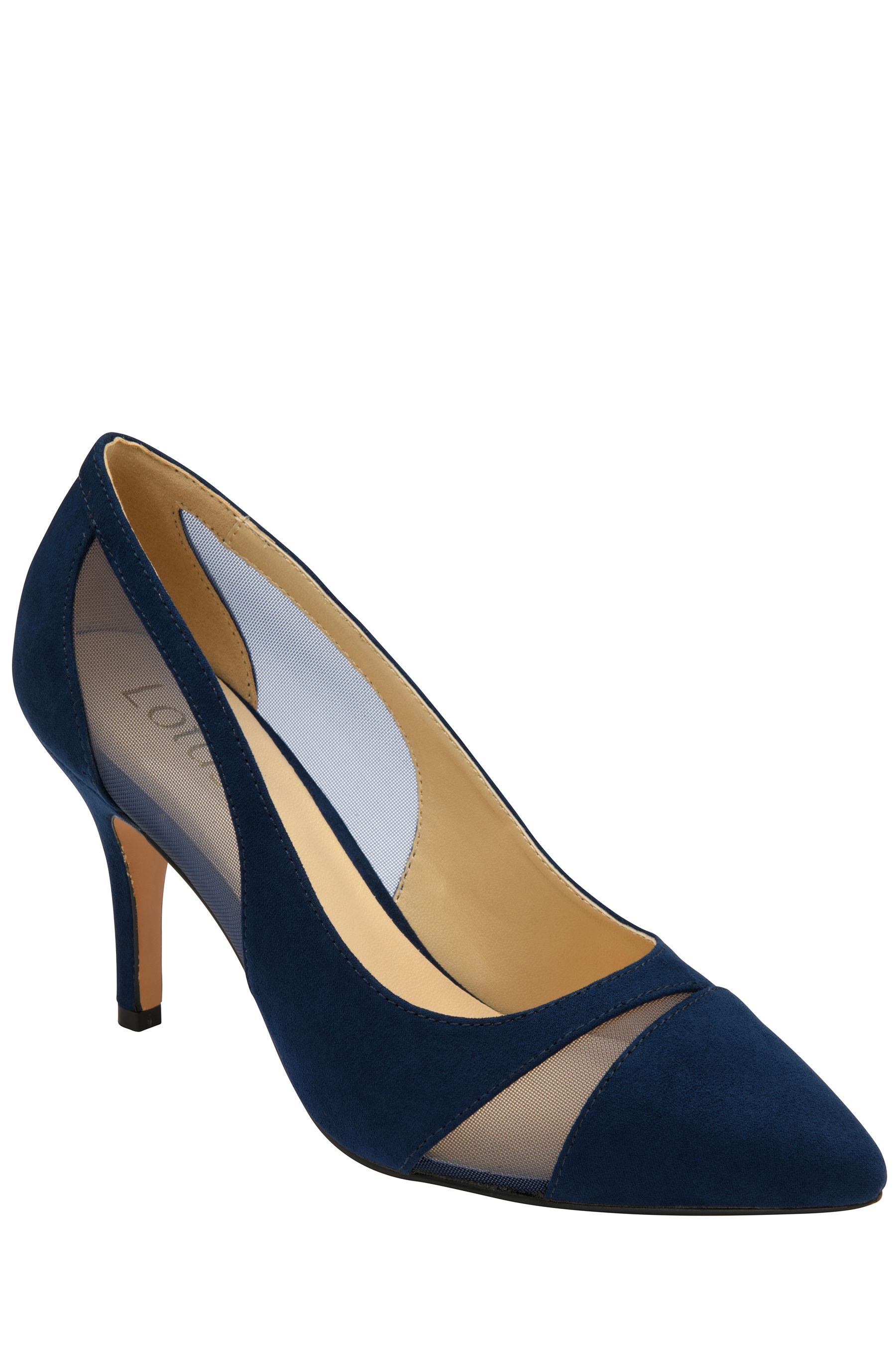 Navy stiletto top heels uk