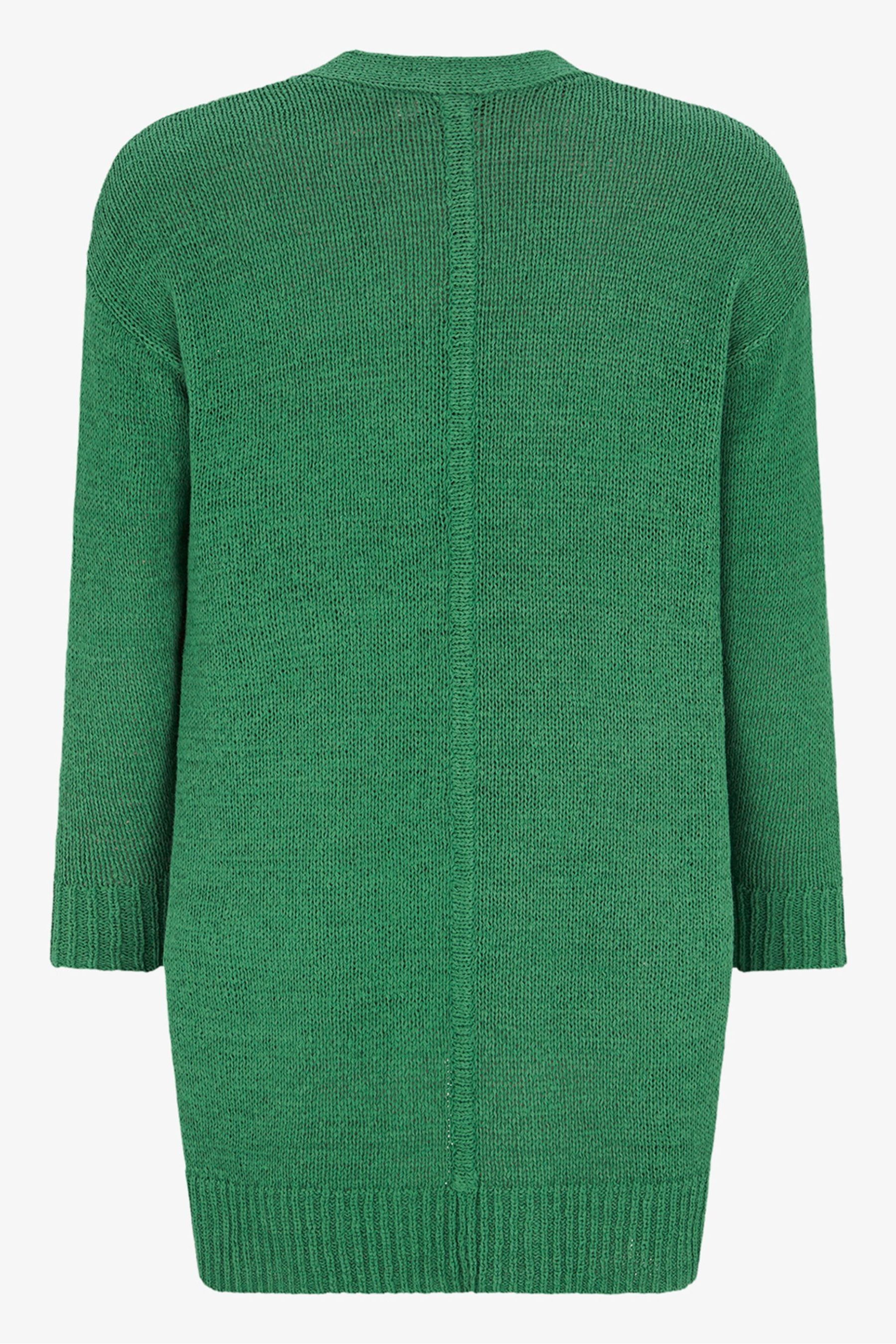 Buy Mint Velvet Green Mint Velvet Green Longline Cardigan from Next Luxembourg