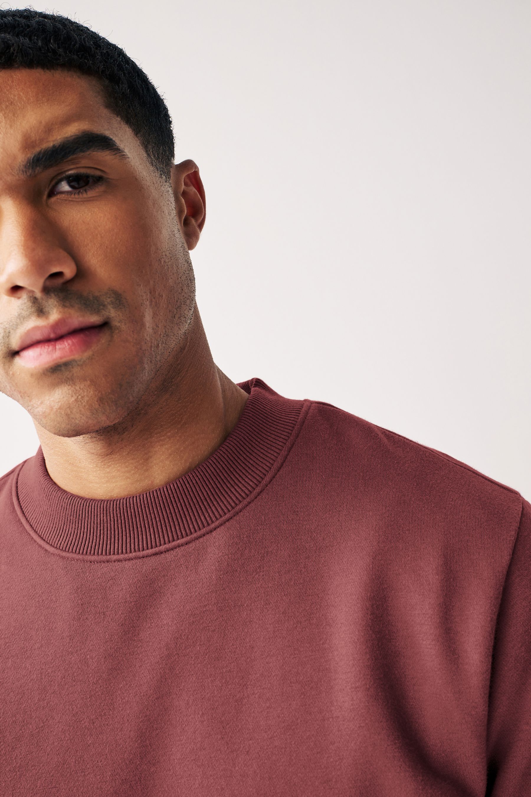 Buy Pink Regular Fit Crew Sweatshirt from the Next UK online shop
