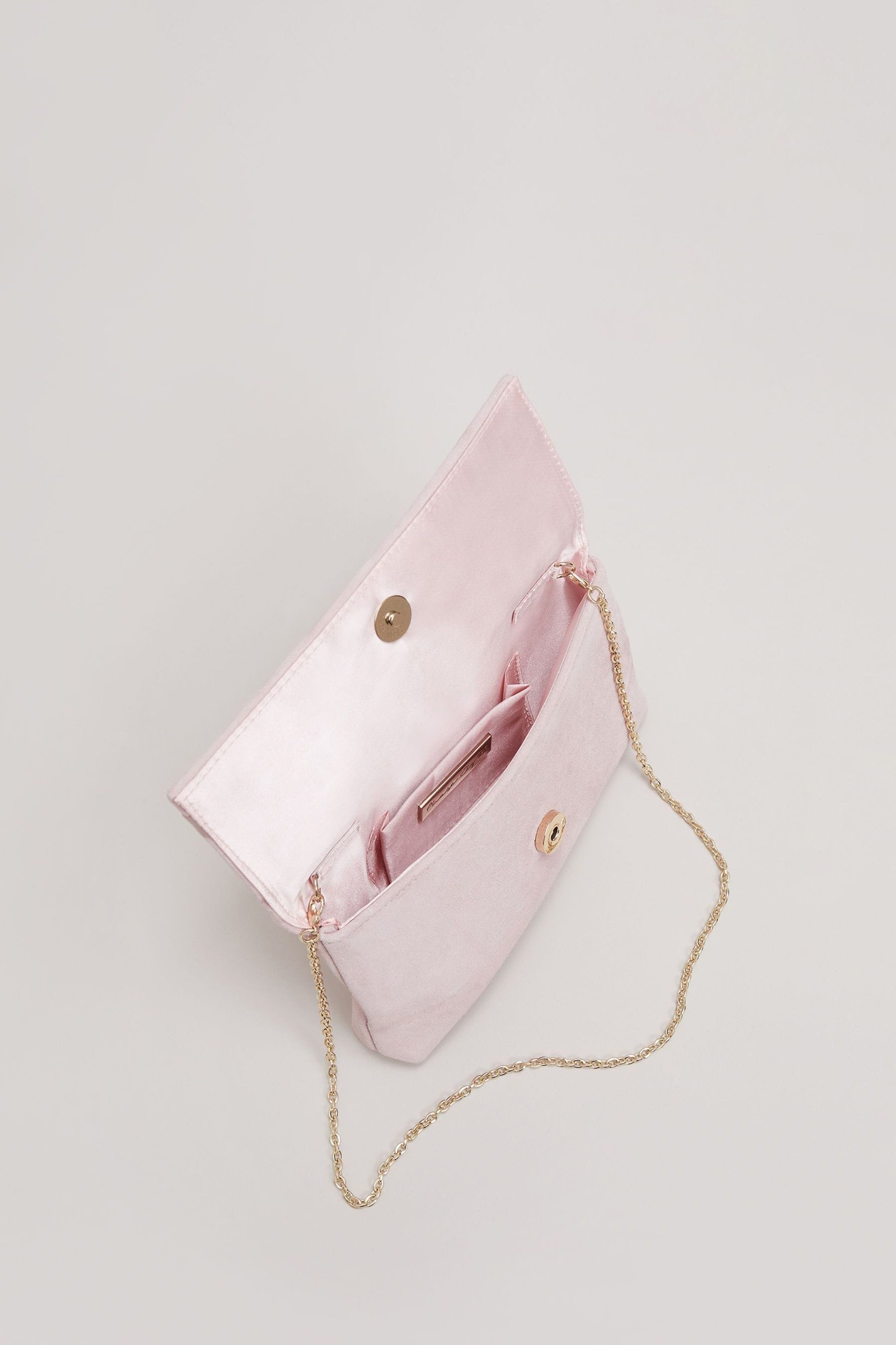 Buy Phase Eight Pink Satin Trim Bow Bag from Next Germany